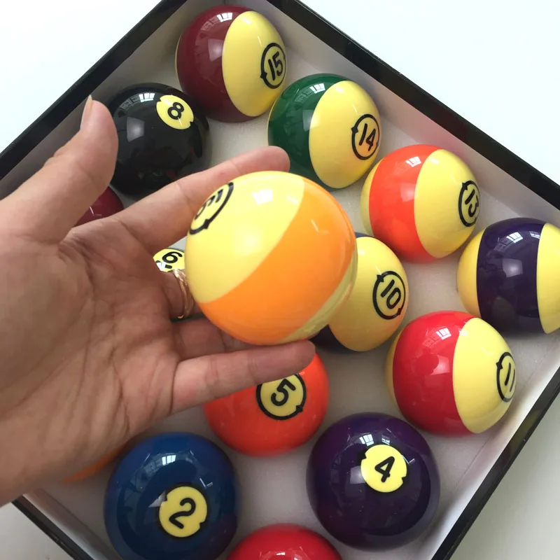 Xmlivet новые бильярдные шары 57,2 мм смоляные пул полный набор шаров стандартные международные 2 1/" шары