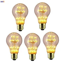 IWHD Bombillas светодиодный светильник Эдисона 3 Вт A19 ST64 G80 винтажный светильник Ретро лампа ампула Gloeilamp промышленное украшение