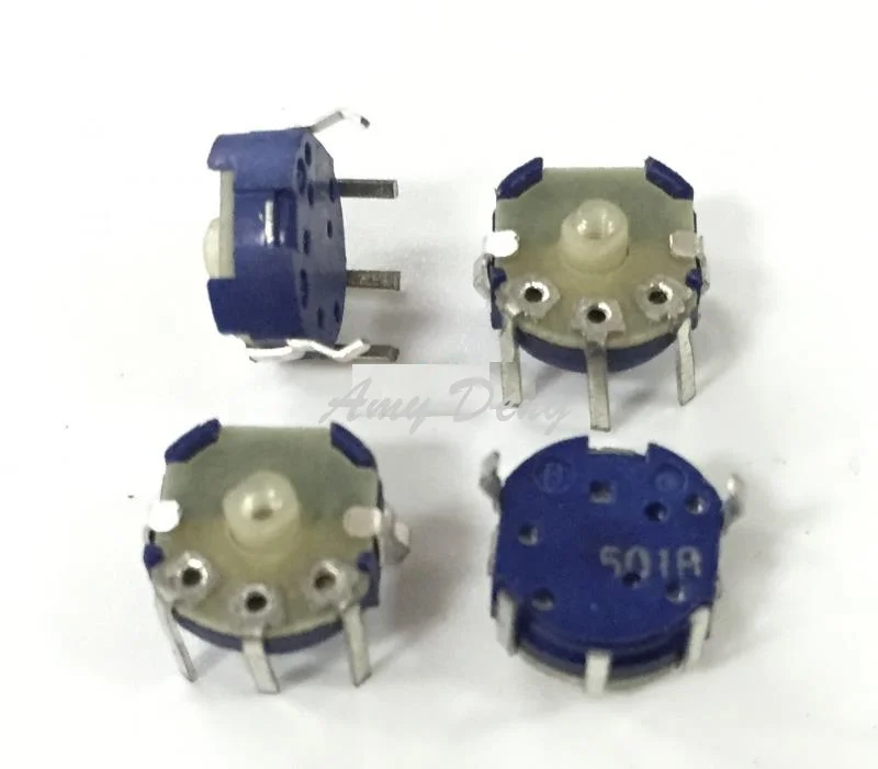 20pcs/lot Japan's RK08H small Potentiometer Dual 500 European shaft