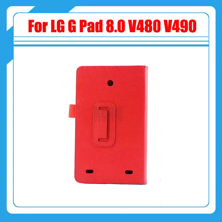3 в 1! Чехол-подставка из искусственной кожи для планшета LG G Pad 8 0 V480 V490 + защита