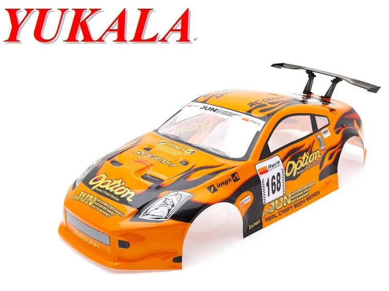 YUKALA 2pcs/lot 1/10 RC car parts 1:10 RC car body shell