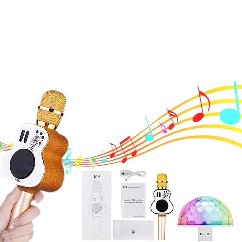 Guitar Shape Wireless Bluetooth Microphone Karaoke