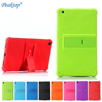 

Newest Silicone Soft Stand Back Case For Xiaomi MiPad 4 Plus 10.1 2018 Cover for Mi Pad 4 Pad4 Plus 10.1 inch+Screen Film+Stylus