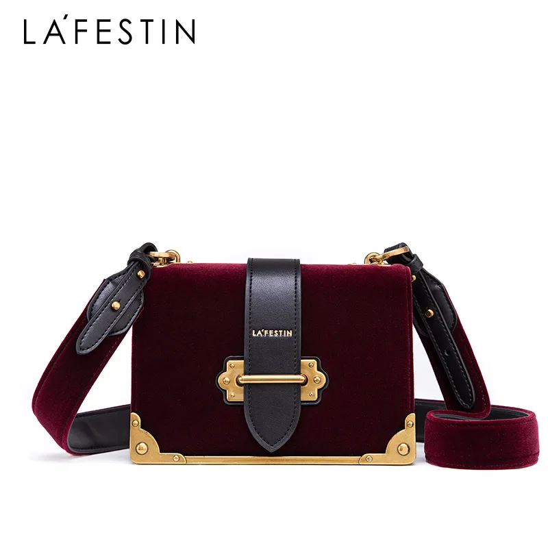 

LA FESTIN Vintage Flap Bags Women Shoulder Bag Fashion Crossbody Bags High Quality Women Messenger Bag