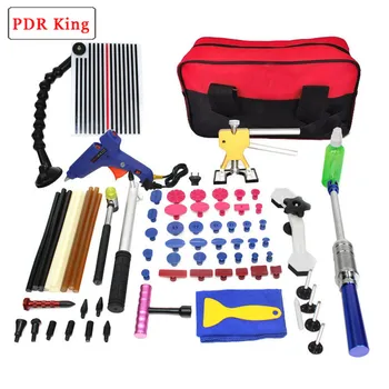 

PDR KING Tools Kit Dent Removal Paintless Dent Repair Tools Car Dent Repair Straightening Dents Instruments DIY PDR KING kit