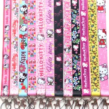 Микс 10 шт/50 шт/100 шт мультфильм Китти телефон ремешок модный автомобильный брелок ремешки для мобильных телефонов держатель удостоверения личности#61906