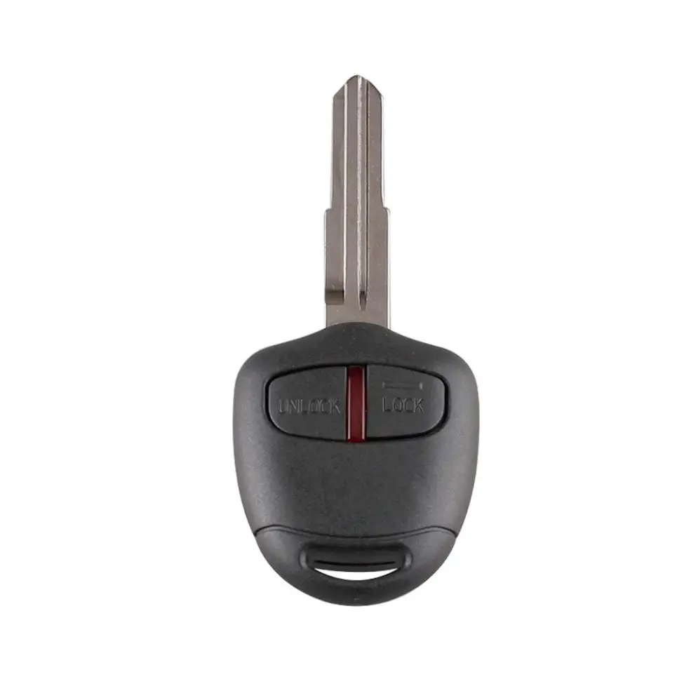 2 кнопки дистанционного ключа автомобиля чехол брелок без ключа с ID46 и батареей для MITSUBISHI Triton Pajero Outlander ASX Lancer MIT8 Lama