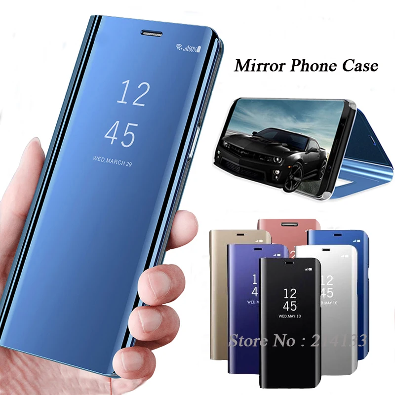 Умный зеркальный Чехол книжка для Xiaomi Max 3 прозрачный умный чехол Mi 8 SE Note 6 Pro чехлы