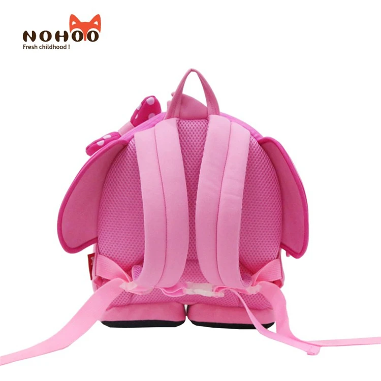 NOHOO школьные ранцы для мальчиков и девочек mochila escolar мультфильм 3D слон высокое качество рюкзак Водонепроницаемый Детская сумка sac dos enfant