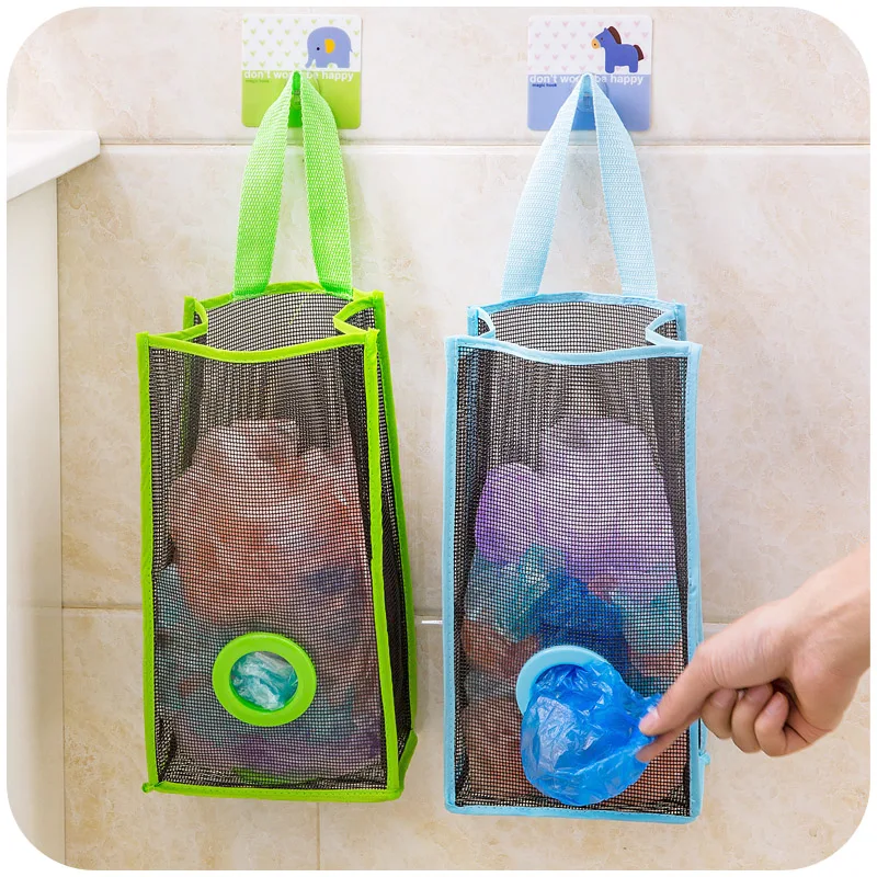 Buy Nylon Breathable Mesh Hanging Kitchen Garbage Bags