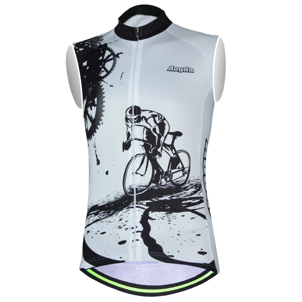 Aogda профессиональный полиэстер жилет для велоспорта летняя MTB велосипедная одежда без рукавов велосипедный жилет спортивная одежда Maillot Ropa Ciclismo