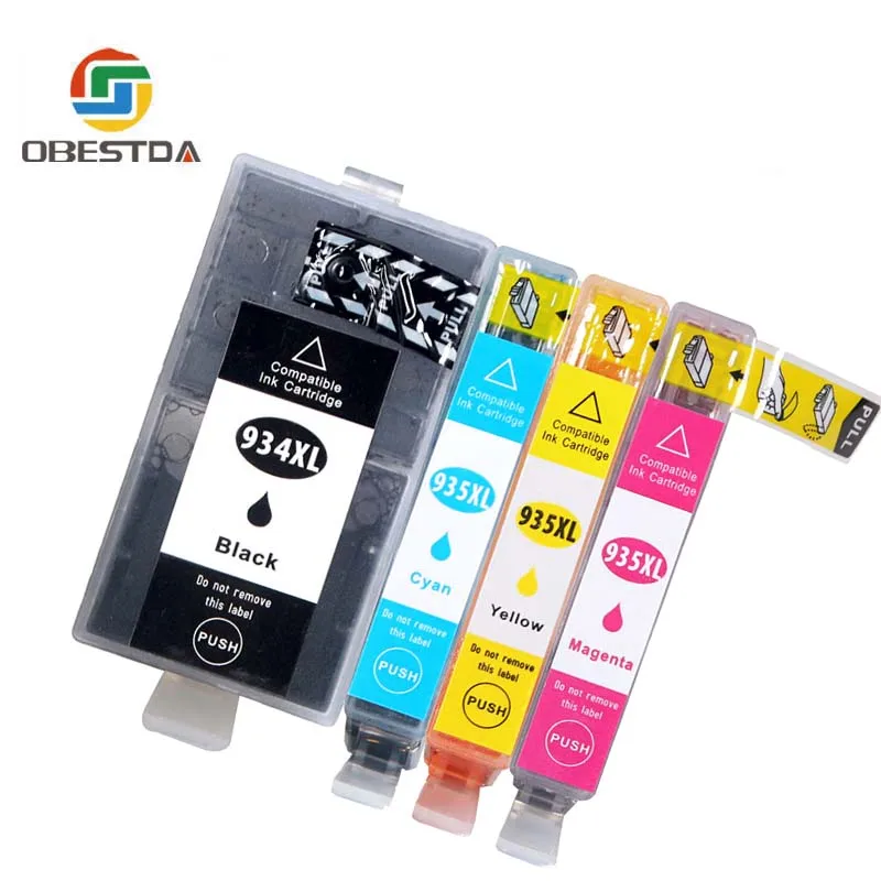 Obestda 934XL 935XL Compatible Ink font b Cartridge b font Replacement for HP 934 935 for