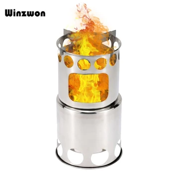 

Portable Collapsible Barbecue Grill Wood Burning Stove Picnic Baking BBQ Charcoal Grills For Outdoor Camping Hiking