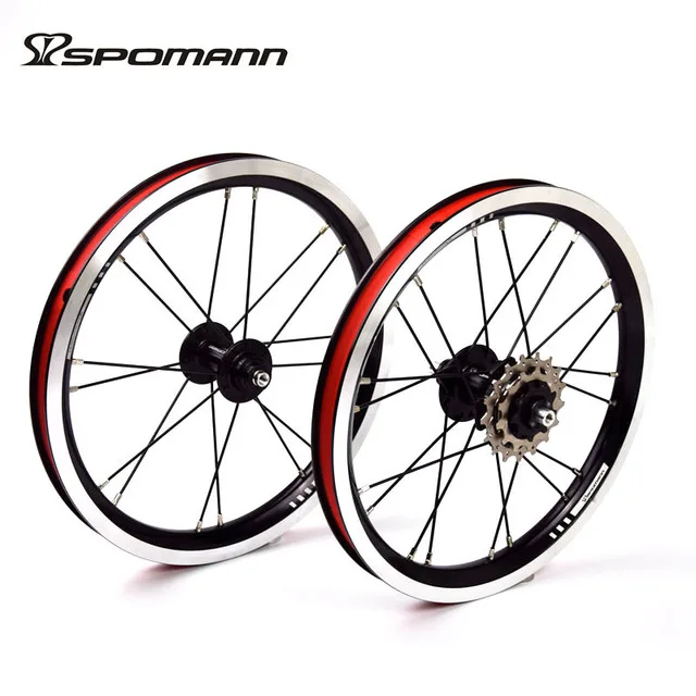 Brand New SPOMANN 16 inch Folded bike alloy V brake clincher rim