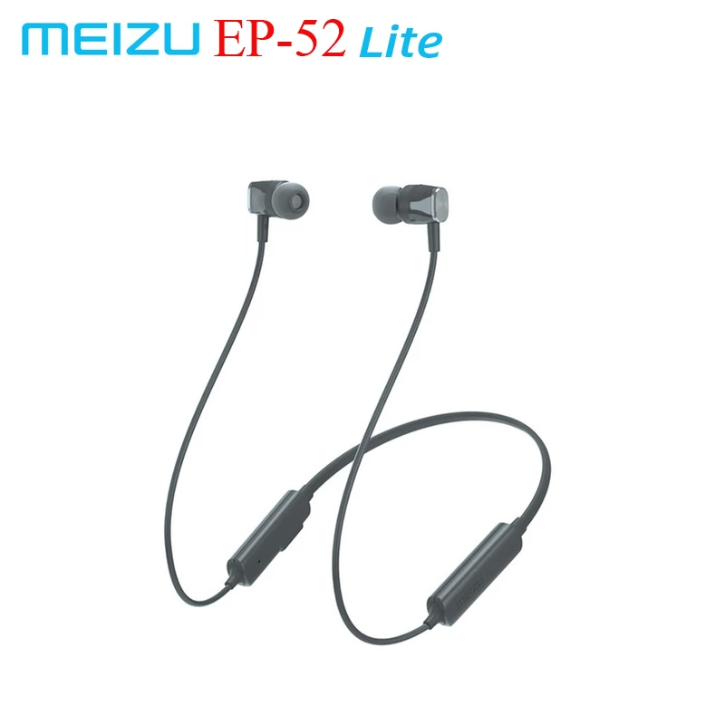 Meizu EP52/EP51 Беспроводной Bluetooth 4,1 спортивные наушники стерео гарнитура с микрофоном Поддержка Apt-X 8 играть час Водонепроницаемый IPX5 - Цвет: Lite style-Grey