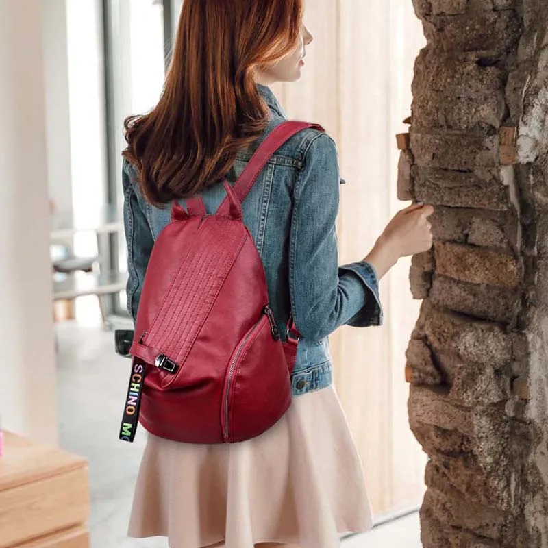 الموضة حقيقية الجلود النساء على ظهره السيدات حقائب السفر فتاة المدرسية Preppy نمط 3 طرق ارتداء الأزياء الحقيبة الموضة حقيقية الجلود النساء على ظهره السيدات حقائب السفر فتاة المدرسية Preppy نمط 3 طرق ارتداء الأزياء الحقيبة