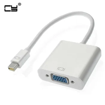 

Mini DisplayPort Display Port DP To VGA Adapter Cable for Apple MacBook Air Pro iMac Mac Mini Adapter Cable White