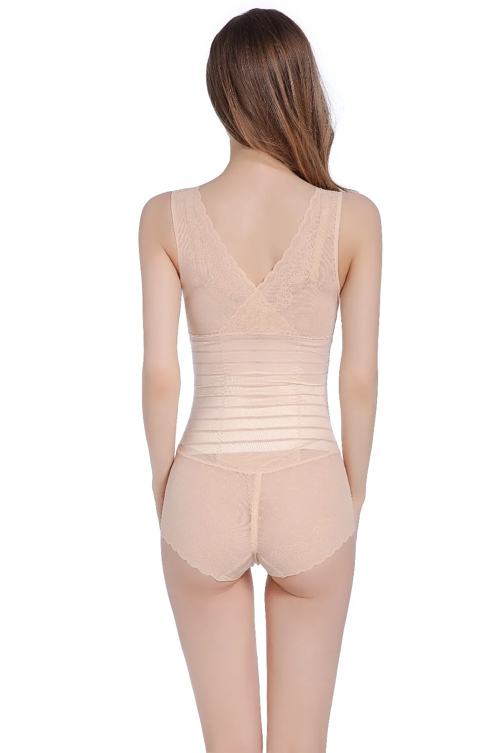 Meisou Women Sexy Shapewear Tummy Control Shaper Underbust Full Body Shaper 2 Colors Slimming Underwear Vest Bodysuits Shaper (19)