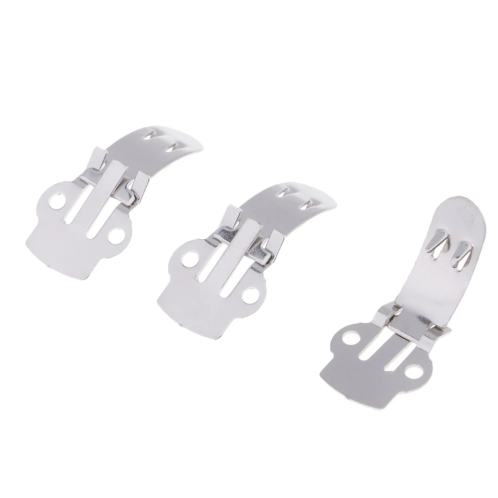 Wholesale 60 Pieces Assorted Size Stainless Steel Blank Shoe Clips Bulk Supplies for DIY Crafts