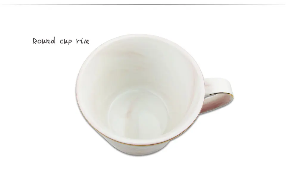 Handpainted Gold Monogram Natural Ceramic Marble Porcelain Tea Cup Mr And Mrs Milk Cup Of Coffee Mugs Creative Wedding Gift (3)