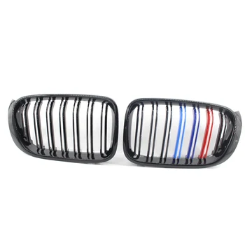 

GLOSS BLACK M-Color Dural Line Kidney Grille FOR BMW F25LCI X3 F25 F26 X4 SUV Models 15-17 51117338571, 51117338572