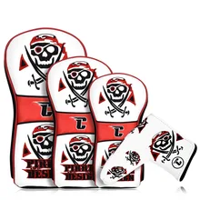 Champkey Pirate Golf Wood Head Cover & Putter Head Cover for Titleist, Callaway, Ping, Taylormade, Cobra, Nike, Etc. Champkey Pirate Golf Wood Head Cover & Putter Head Cover for Titleist, Callaway, Ping, Taylormade, Cobra, Nike, Etc.