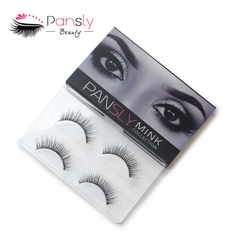 

Pansly 3D Mink Lashes bulk pillow Lashes R volume eyelash wispies Eyelashes for Extension False Lashes us dropshipping