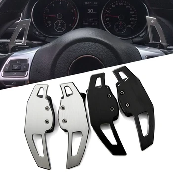 

Aluminum steering wheel shift paddles car styling For VW Volkswagen POLO Golf MK5 MK6 GTI R20 Scirocco R36 Passat CC TIGUAN