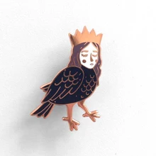Insigne de broche en émail dur de bête et de contes