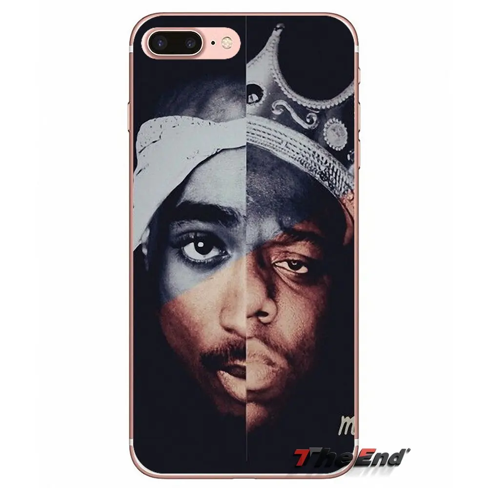 2pac Тупак и Biggie мягкий чехол для мобильного телефона Huawei Honor 7X V10 6C V9 6A Play 9 Mate 10 Pro Y7 Y5