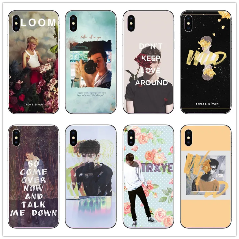 

Troye Sivan Wild New Arrived High Quality Luxury silicone TPU phone case for iPhone 7 7plus 5Sx 6 8 8Plus X XS MAX XR case cover