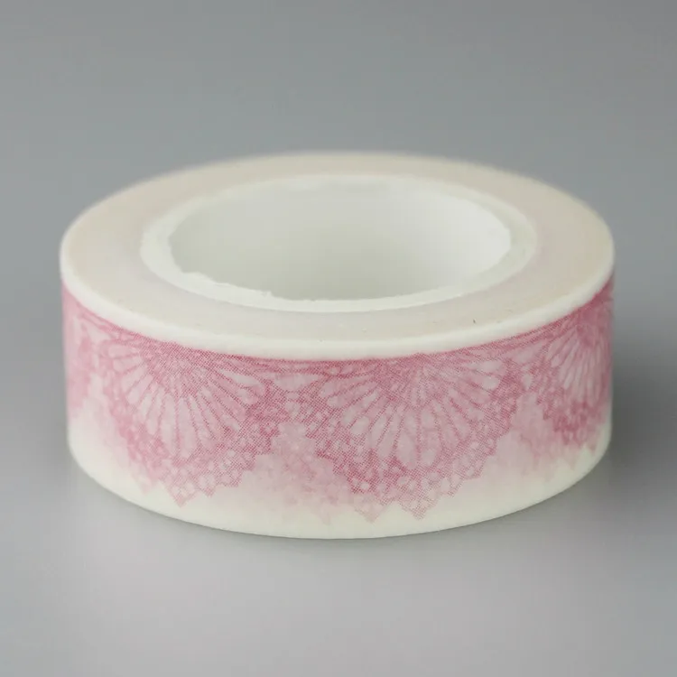 

1.5cm Lovely pink peacock washi tape masking tape DIY decoration Scrapbooking Sticker Label Tape School Office Supplies