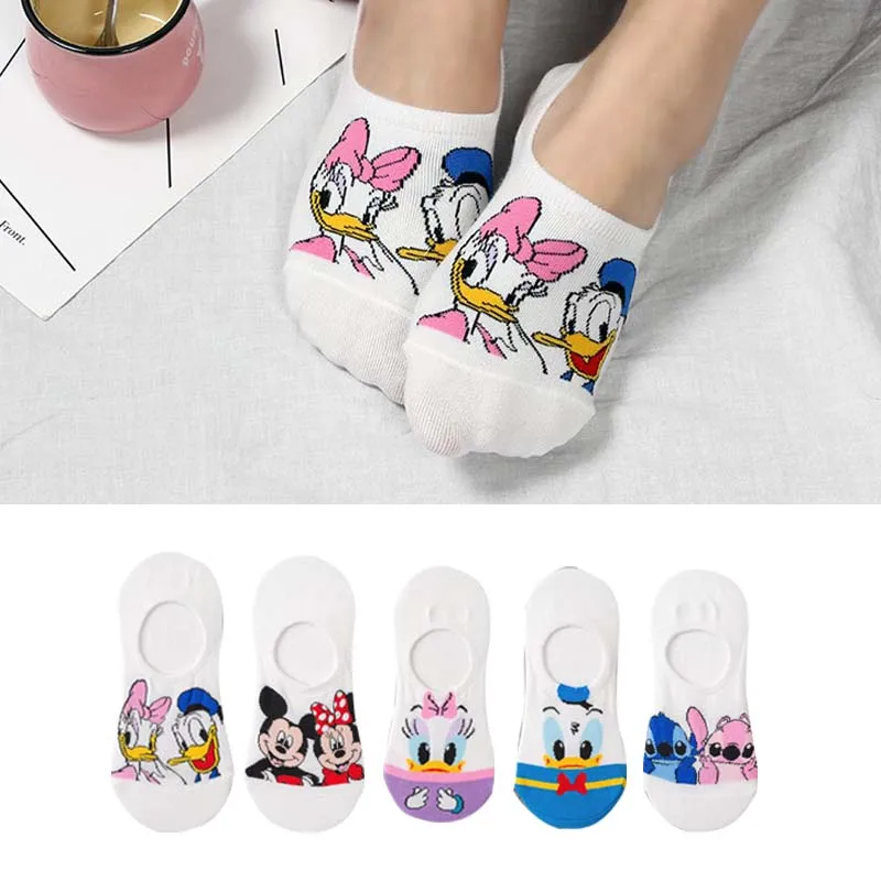 5Pairs/Lot Summer Cartoon Cat Fox rabbit Socks Cute Animal Women Socks Funny Ankle Socks Ladies Cotton invisible socks Dropship warm socks for women Women's Socks