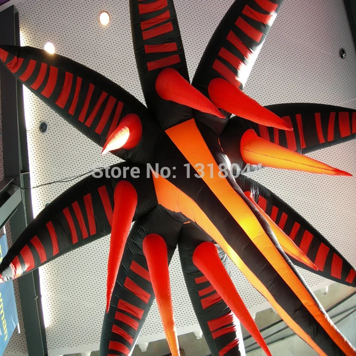 

New latest beautiful 3M giant inflatable flower decoration with led lights for wedding