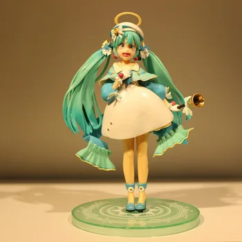 

Cute Anime Figure Hatsune Miku 2rd Season Winter Ver. Snow Miku PVC Action Figure Collectible Kids Toys Doll Juguetes 22CM