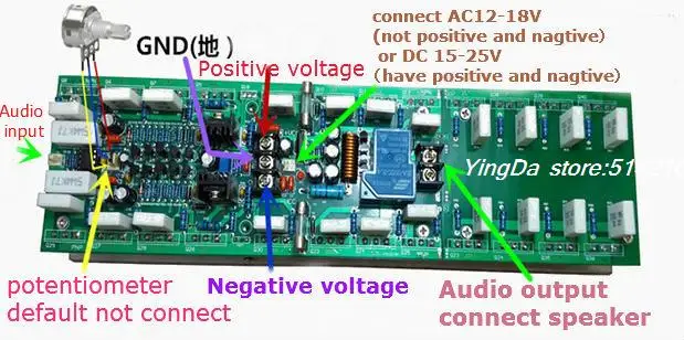 Высокая мощность, хороший звук, Собранный HIFI 1000 Вт TTC5200/TTA1943 моно усилитель плата с 2u радиатор