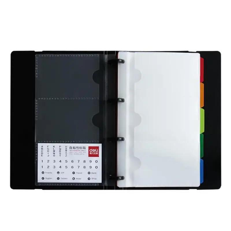

Business Travel Loose-leaf Structure Card Stock180 Capacity Business Card Book