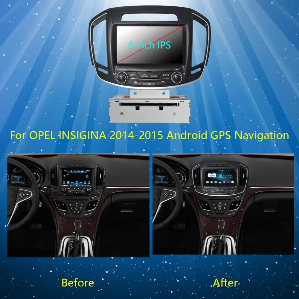 " ips 8Core 4G+ 64G Android 9,0 автомобильный DVD радио gps для Buick Regal Vauxhall Insignia/Opel Insignia DSP CarPlay