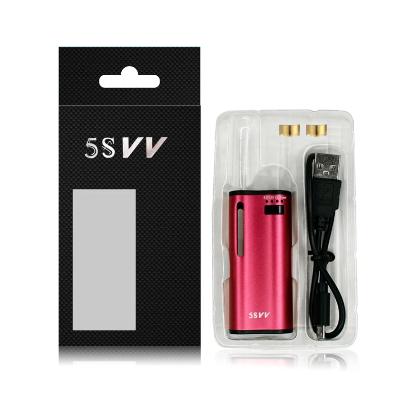 5pcs/Lot Original Mjtech 5S VV Mod Vaporizer Preheat 5SVV 650mah with USB charger for Wax Thick Oil Variable Voltage Box Vape 5pcs/Lot Original Mjtech 5S VV Mod Vaporizer Preheat 5SVV 650mah with USB charger for Wax Thick Oil Variable Voltage Box Vape