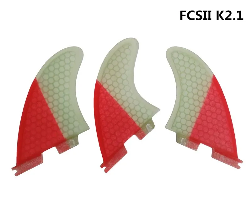 

FCS Surf Fin FCS K2.1 Blue Fibreglass Fin Tri Fin for Surfing
