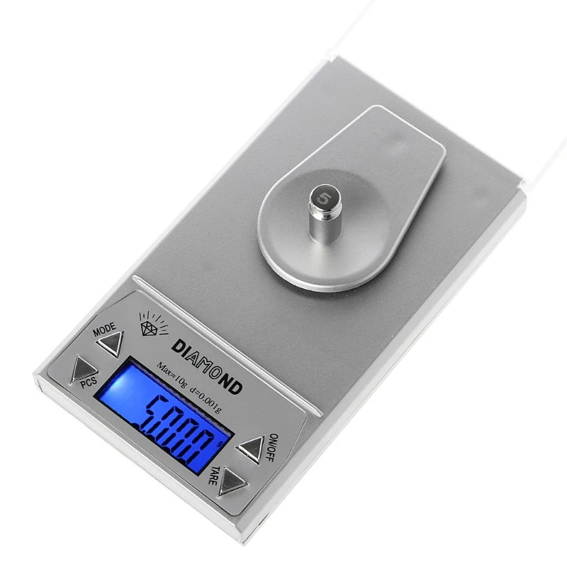 2017 электронные весы ЖК-дисплей цифровой карманный ювелирные весы с балансировкой 10 г * 0,001 г инструмент для драгоценностей