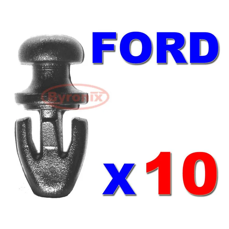 10x Clips For Ford Mondeo Escort Door Seal Sill Lower Rubber Weatherstrip Gasket