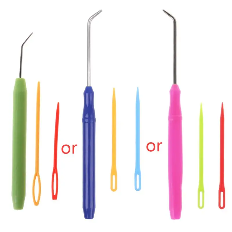 

1Set Needle + Hook Crochet Hook Set For Knifty Knitter & Knitting Loom Hook