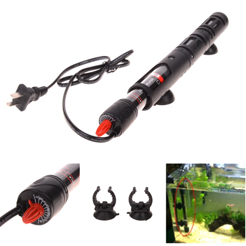 

Heating Rod And Protective Case Submersible Water Heating Rod Aquarium Fish Tank Tool Sccessory Pet Supply 25/50/100/200/300W