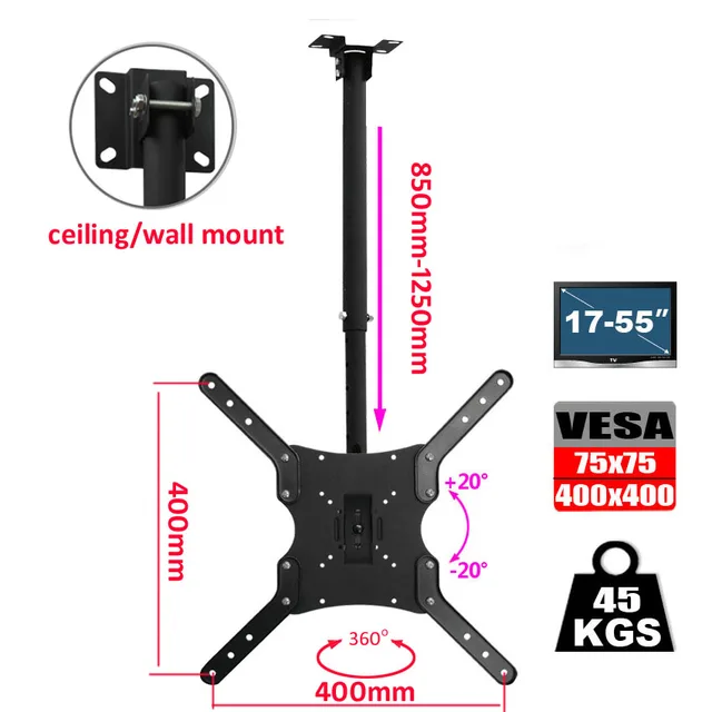 Dl Dlc 201al Steel 400x400 46inch 50 Inch 15 Tilt Up Down Tv Wall Dl Dlc 201al Steel 400x400 46inch 50 Inch 15 Tilt Up Down Tv Wall Mount