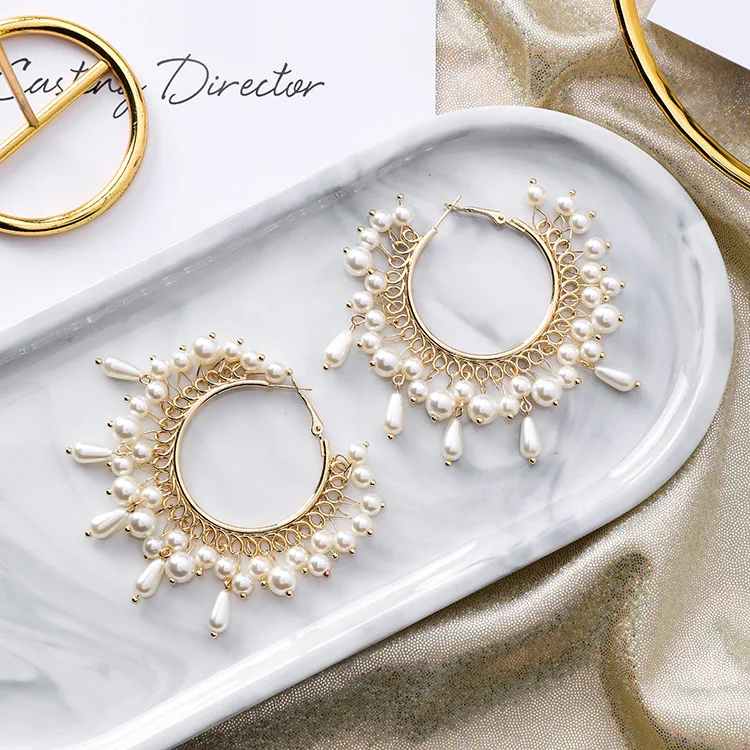 

Summer New Arrival Imitate Pearl Earrings for Women Holidays Drop Earrings Female Fashion Accessories Jewelry Best Gifts CEL459