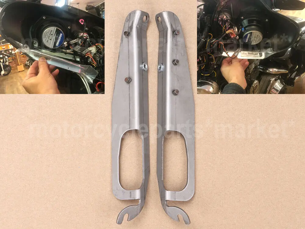 

For Harley 96-13 Electra Street Glide EFI FLHX FLHTK FLHTC Motorbike Speaker Inner Front Batwing Fairing Support Mount Bracket