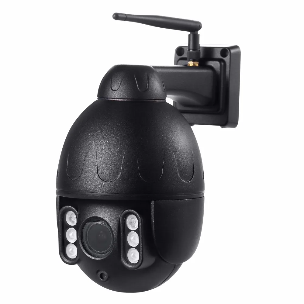 

1080P 100% wire free auto zoom PTZ cameras with microphone speaker two way audio wireless IR outdoor PTZ security camera