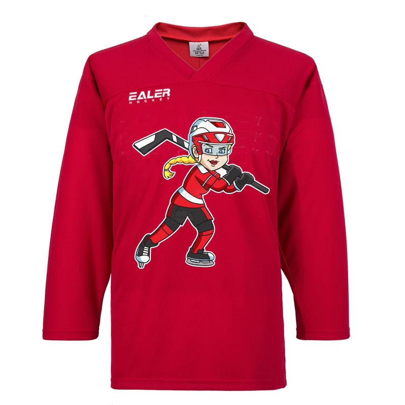 

Ice Hockey Shirts For Training with cartoon logo