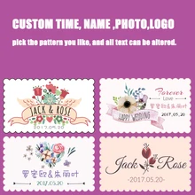 На заказ, 200 шт., свадебный день рождения, детский душ, вечерние, креативный, для печати карт, аксессуар логотип, подвесные открытки для коробки, подарок